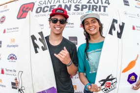 Imagem: Teresa Bonvalot e Tomás Fernandes são os campeões Pro Junior 2014